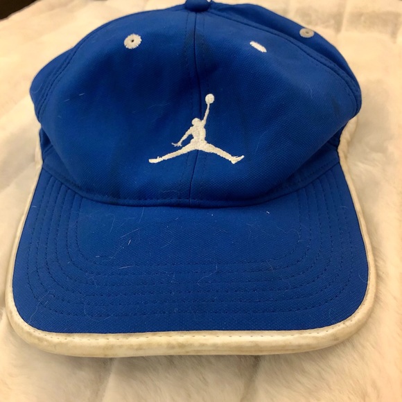 Michael Jordan blue white & black True Religion 2 caps | Like New Condition - Picture 2 of 3